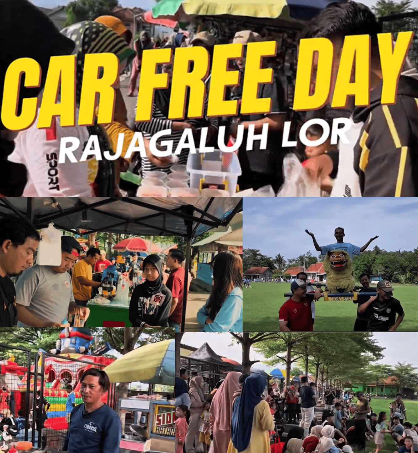 CFD Ratu Galuh Minggu Ke-2 Semakin Meriah! Sisingaan Asli Rajagaluh Lor Jadi Sorotan