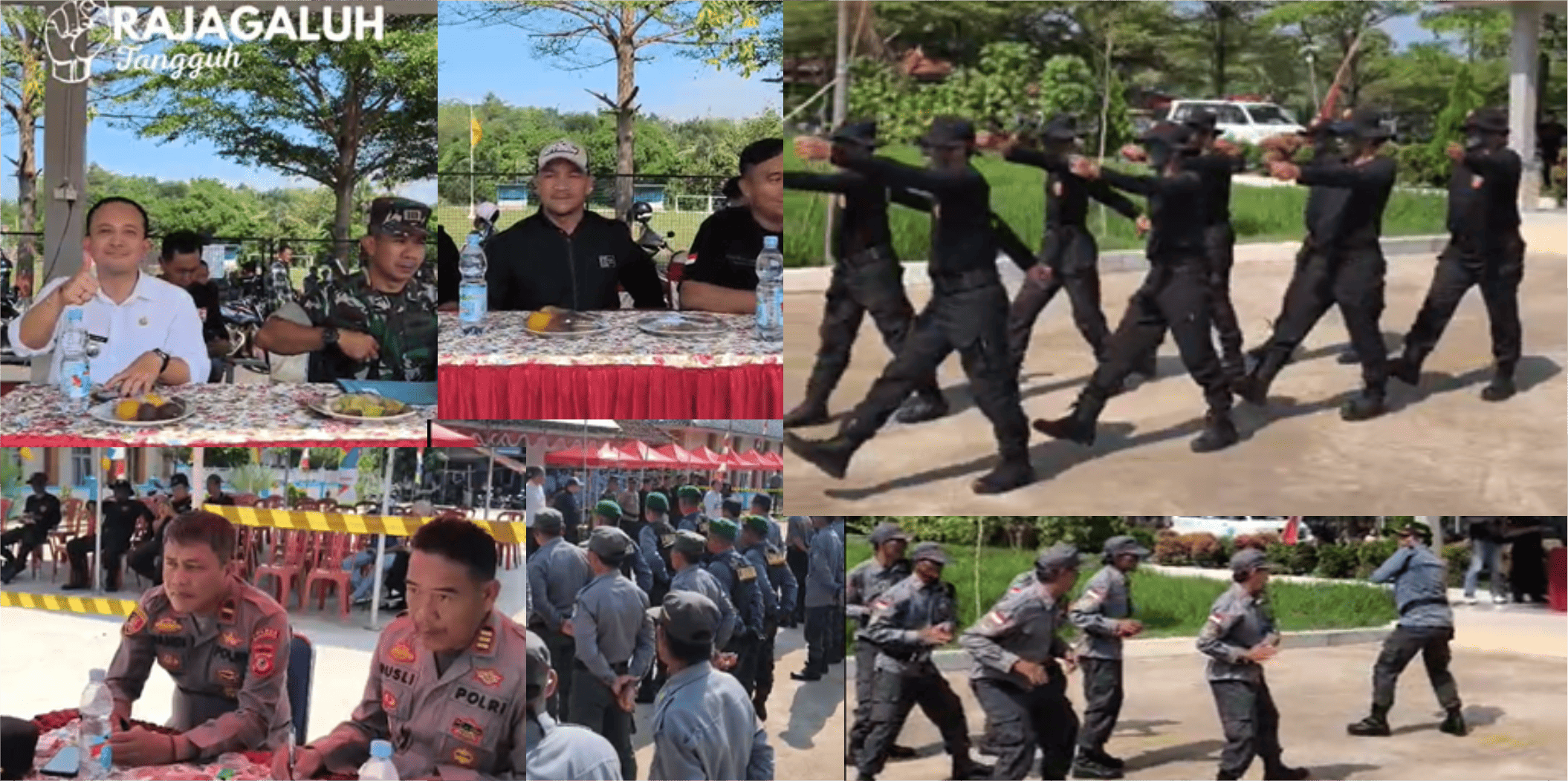 Lomba Baris-Berbaris LINMAS Antar Desa, Meriahkan HUT RI ke-80 di Kecamatan Rajagaluh